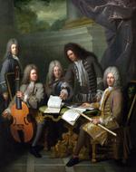 欧洲12-19世纪油画二_BOUYS, Andre - La Barre and Other Musicians
